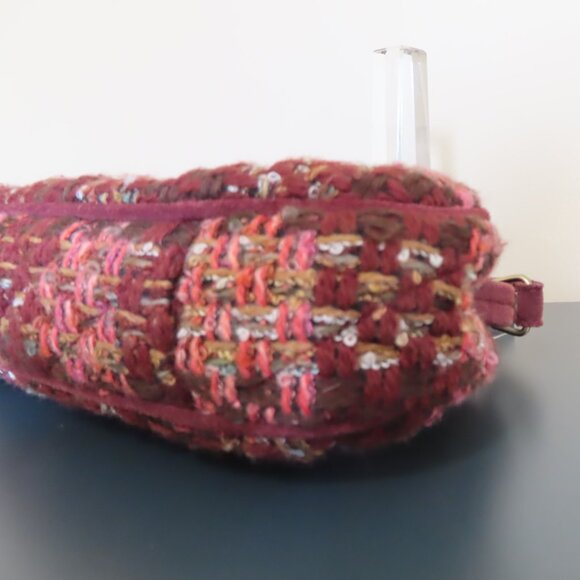 Vera Bradley Kisslock Annie Plaid Tartan Tweed Boucle Purse - Picture 6 of 10